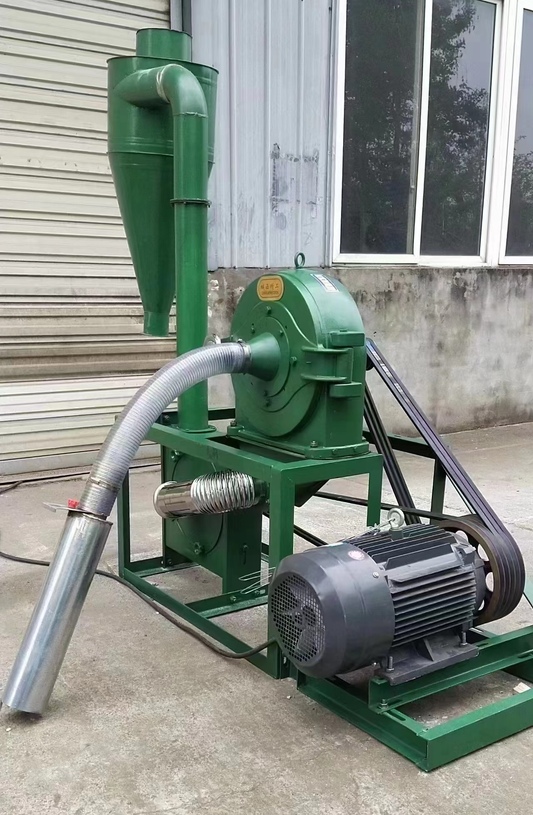 Self suction crusher machine