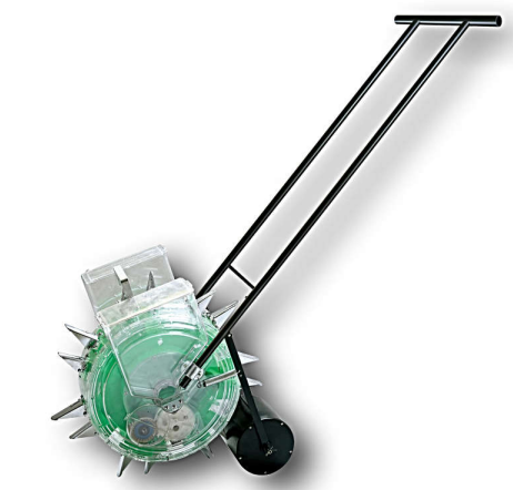 Hand push seeder